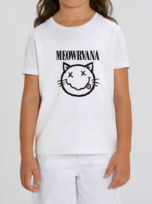 Tricou din bumbac organic Premium-Meowrvana, Copii