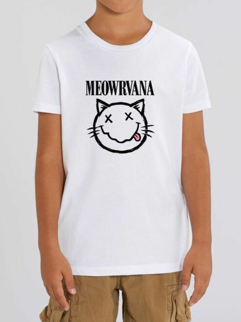 Tricou din bumbac organic Premium-Meowrvana, Copii