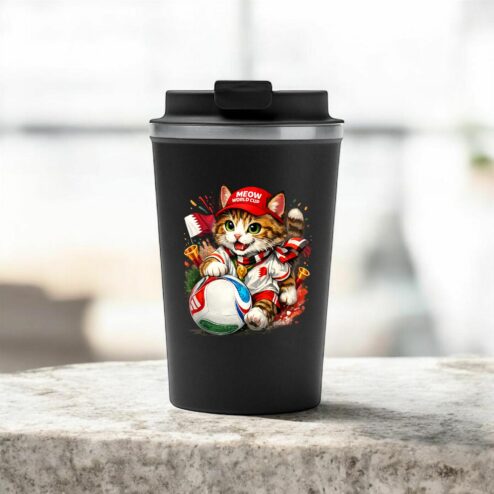 Cana termos cafea-Meow Football World Cup