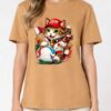 Tricou din bumbac organic Premium-Meow Football World Cup, Unisex