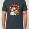 Tricou din bumbac organic Premium-Meow Football World Cup, Unisex