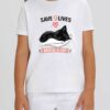 Tricou din bumbac organic Premium-Save 9 Lives, Copii