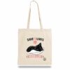 Geanta din bumbac-Save 9 Lives, Rescue a Cat