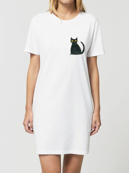 Rochie din bumbac organic Premium-Allerym Cat