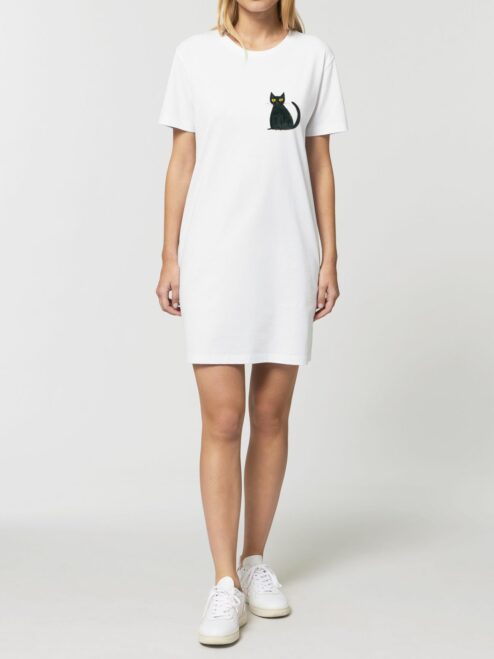 Rochie din bumbac organic Premium-Allerym Cat
