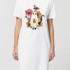 Rochie din bumbac organic Premium-Cute Halloween Cat