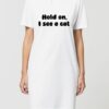 Rochie din bumbac organic Premium-Hold on, I see a cat