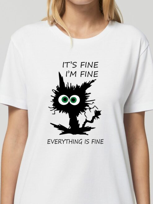 Rochie din bumbac organic Premium-I'm Fine