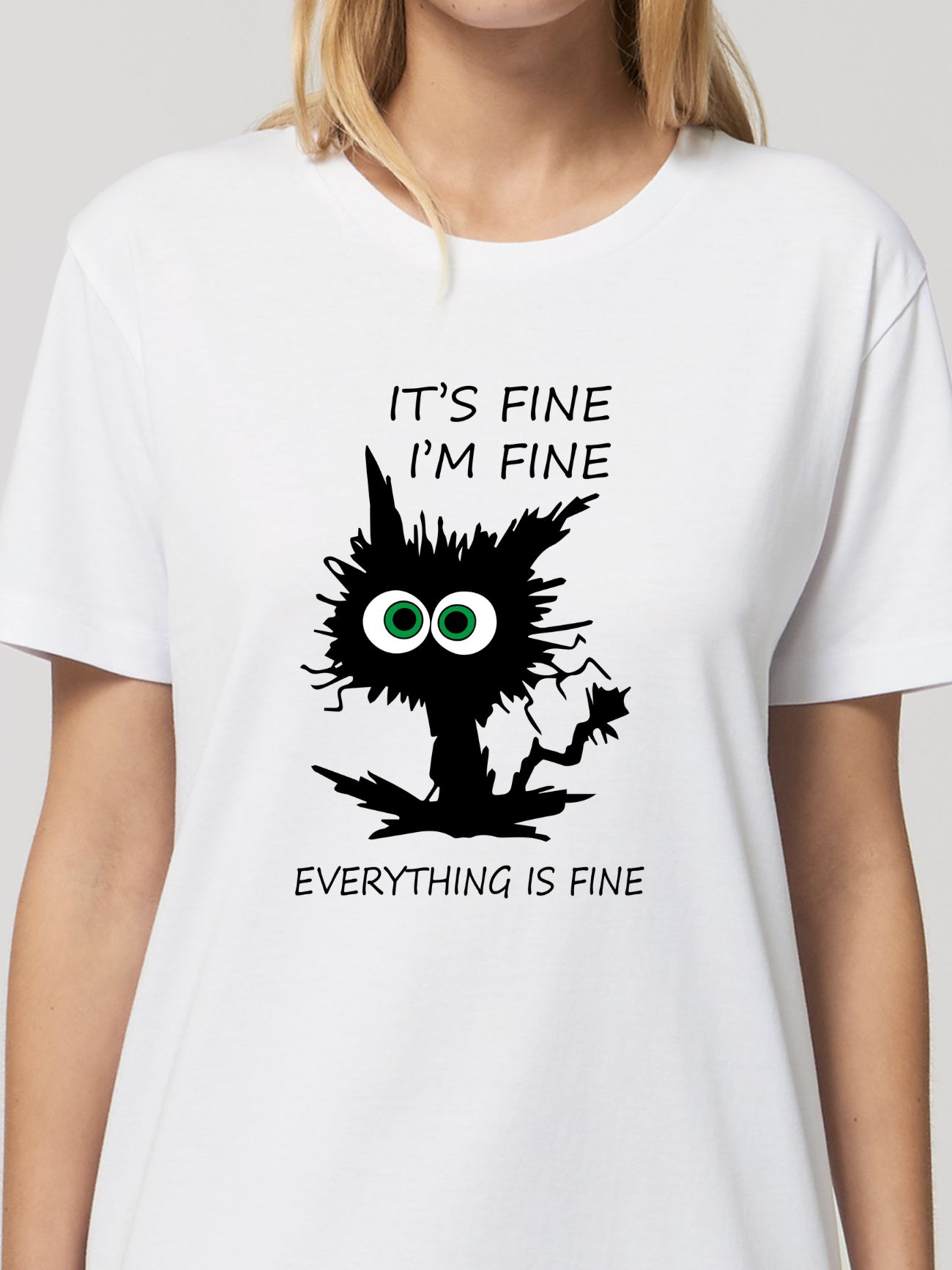 Rochie din bumbac organic Premium-I'm Fine