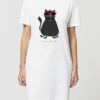 Rochie din bumbac organic Premium-Looking good, feline good