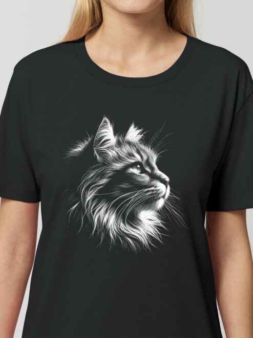 Rochie din bumbac organic Premium-Majestic Cat