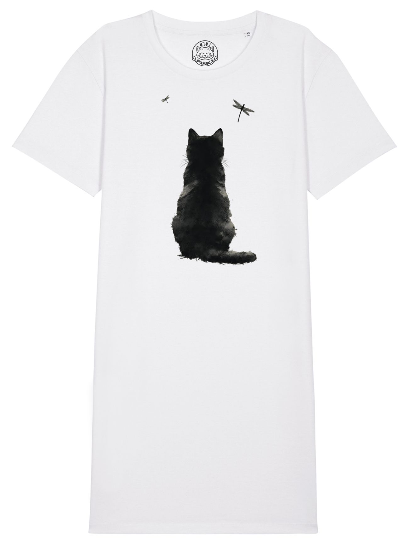 Rochie din bumbac organic Premium-Zen Cat