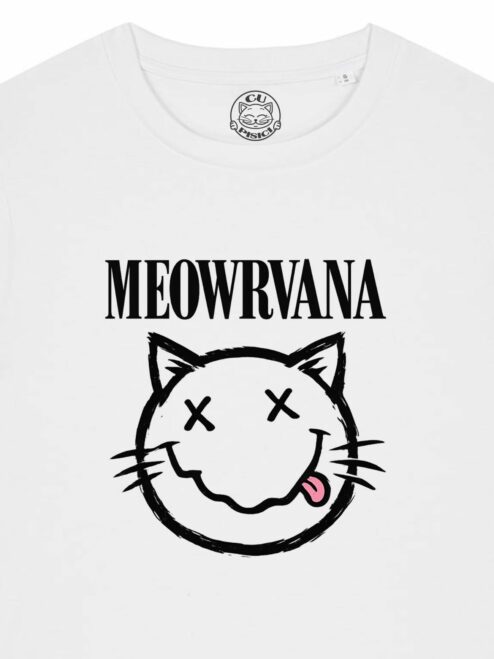 Tricou din bumbac organic Premium-Meowrvana, Femei
