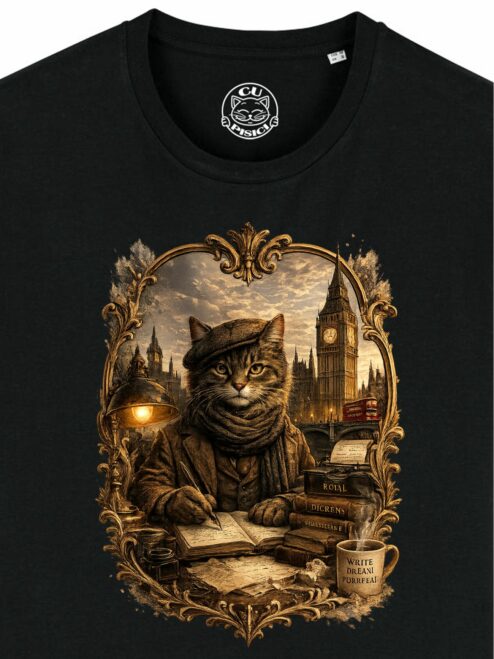 Tricou din bumbac organic Premium-London Artist, Barbati