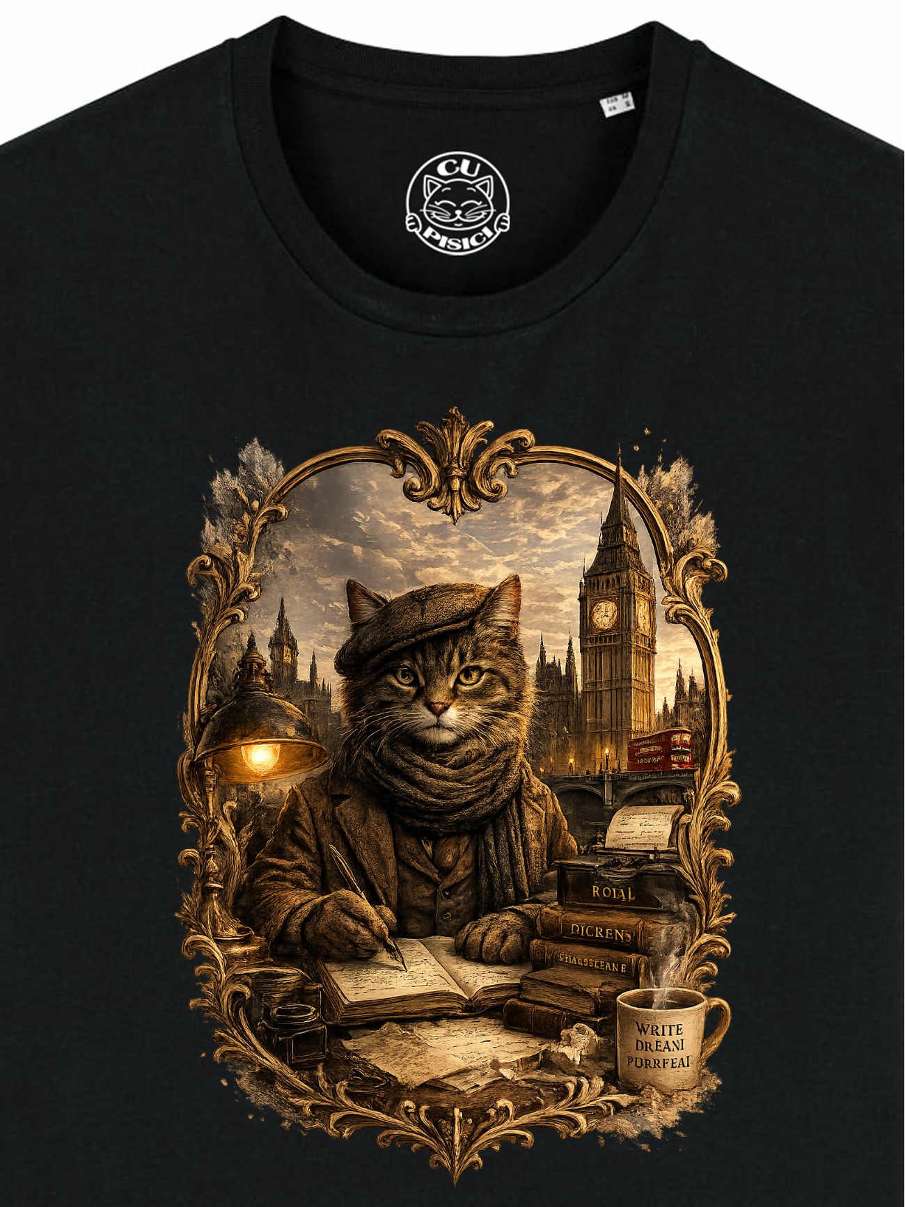 Tricou din bumbac organic Premium-London Artist, Barbati