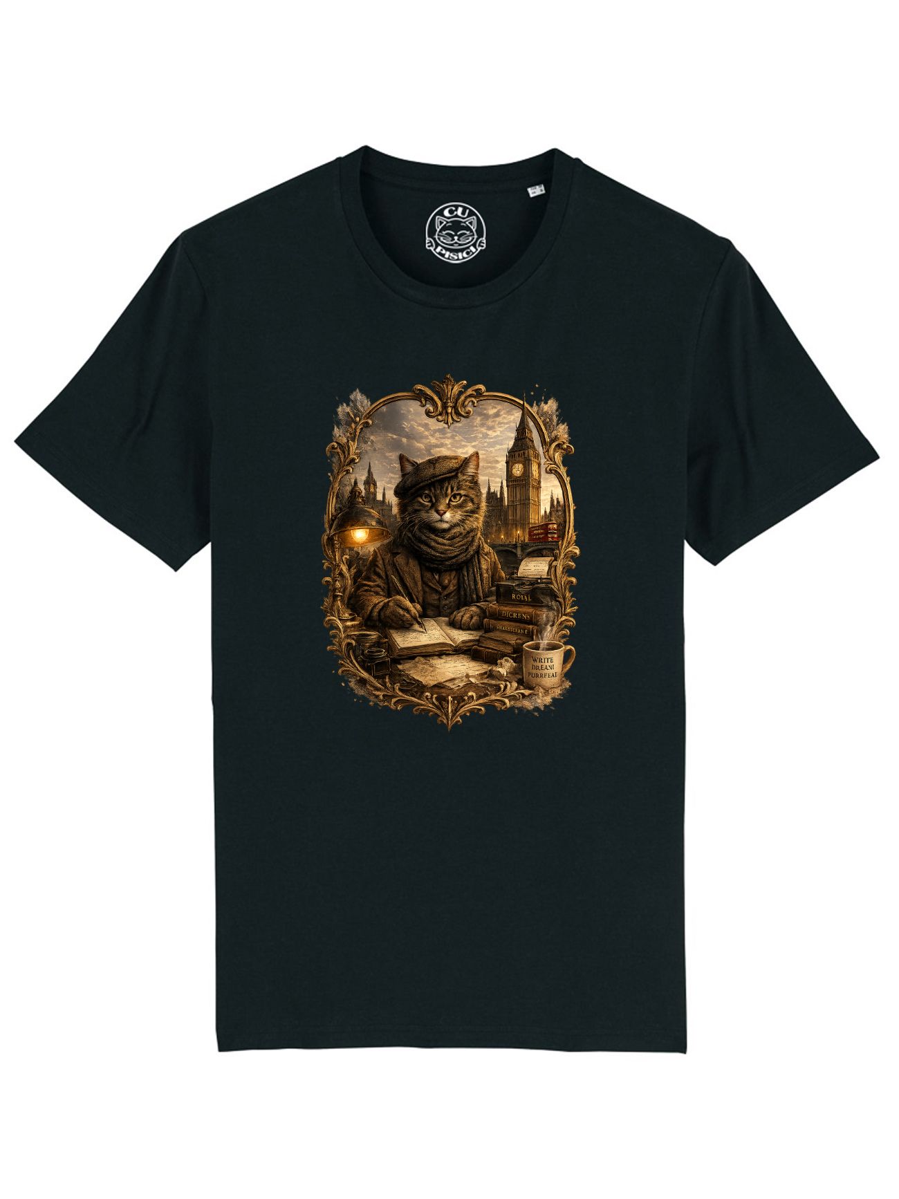 Tricou din bumbac organic Premium-London Artist, Barbati