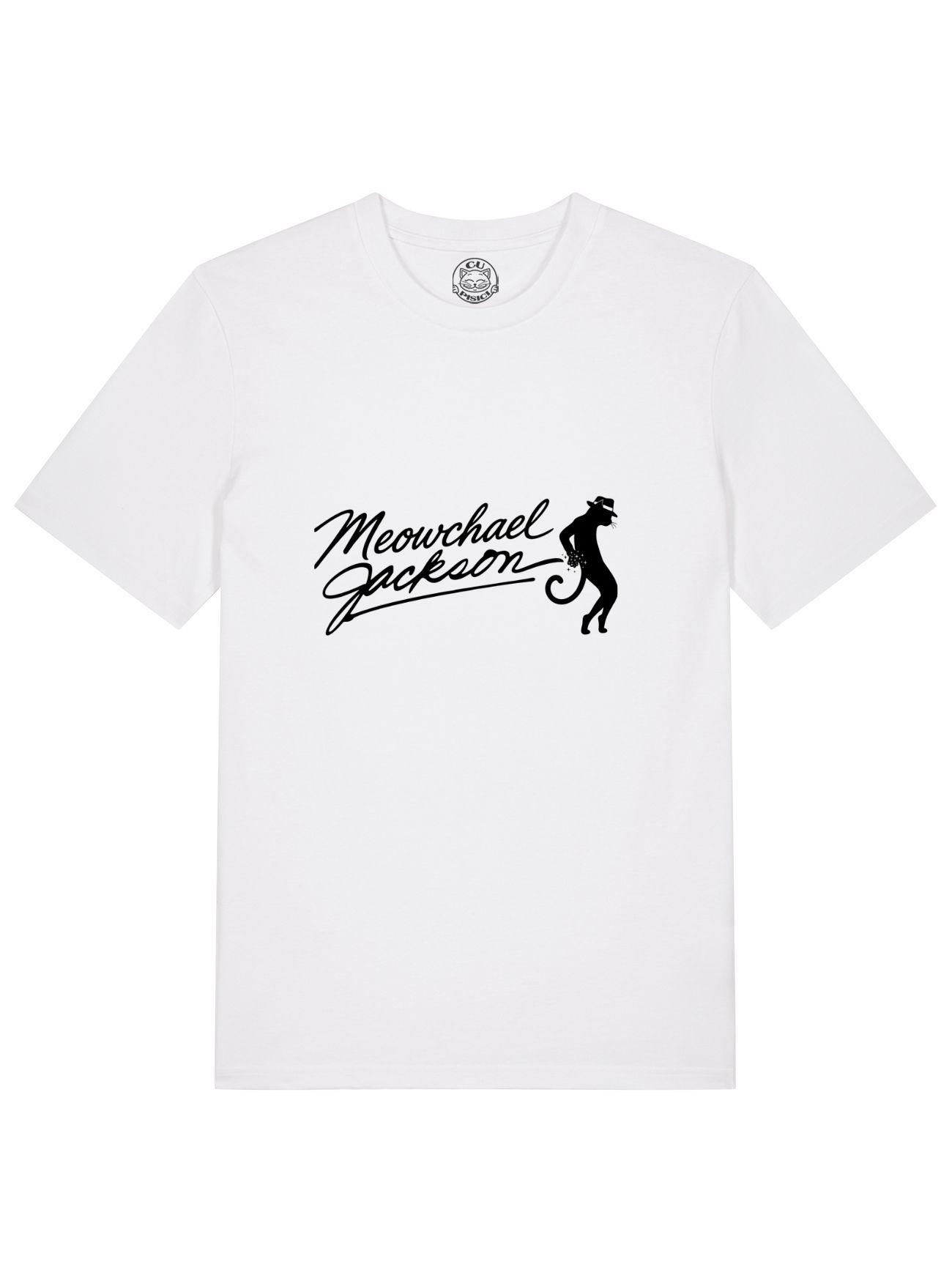 Tricou din bumbac organic Premium-Meowchael Jackson