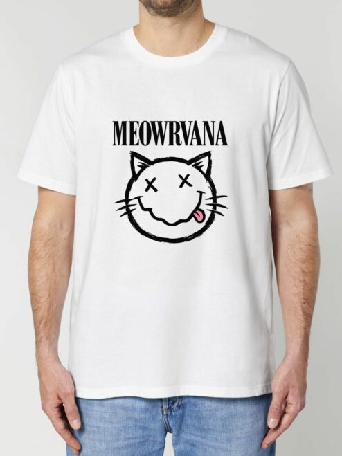 Tricou din bumbac organic Premium-Meowrvana