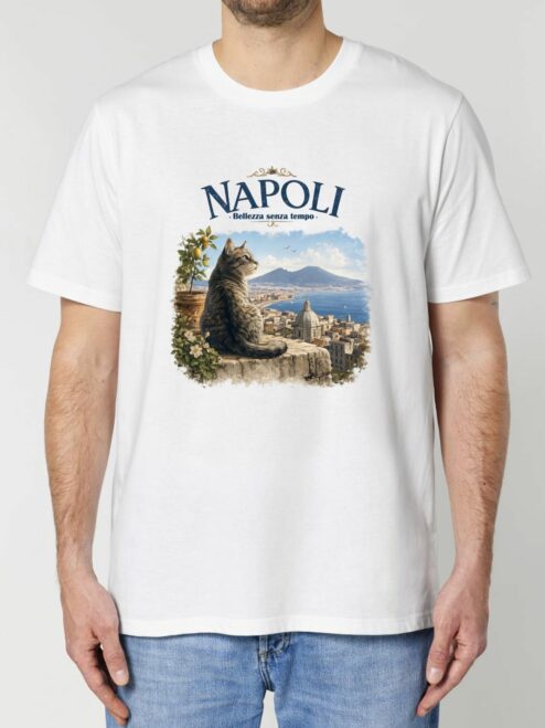 Tricou din bumbac organic Premium-Napoli, Barbati