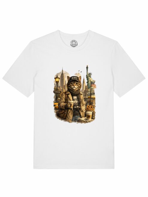 Tricou din bumbac organic Premium-New York, Barbati