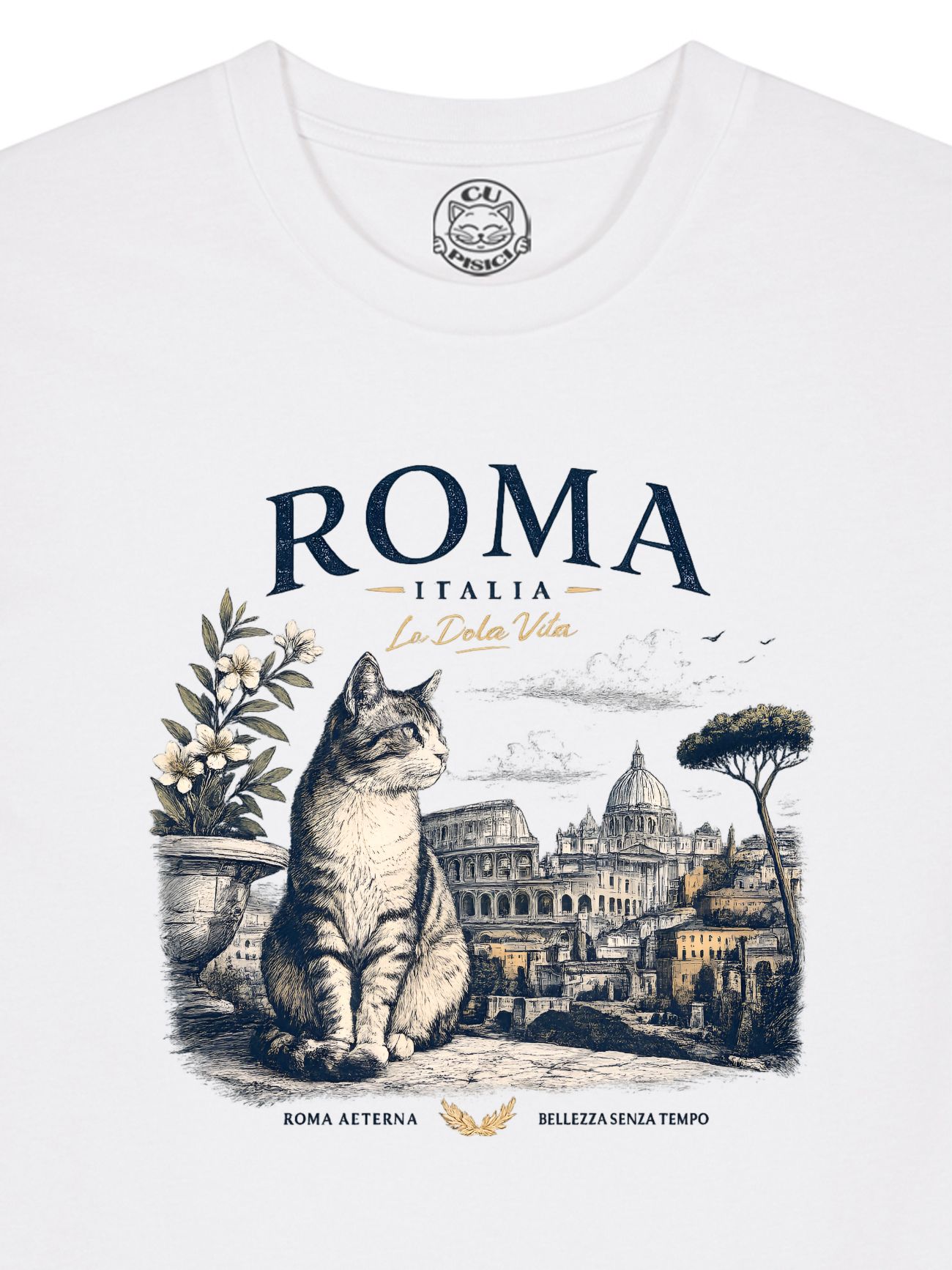 Tricou din bumbac organic Premium-Roma, Barbati