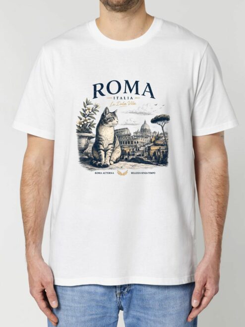 Tricou din bumbac organic Premium-Roma, Barbati