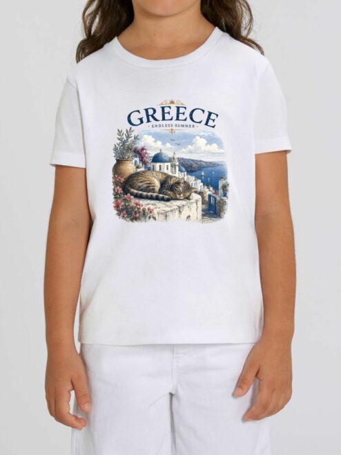 Tricou din bumbac organic Premium-Greece, Copii