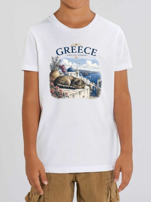 Tricou din bumbac organic Premium-Greece, Copii