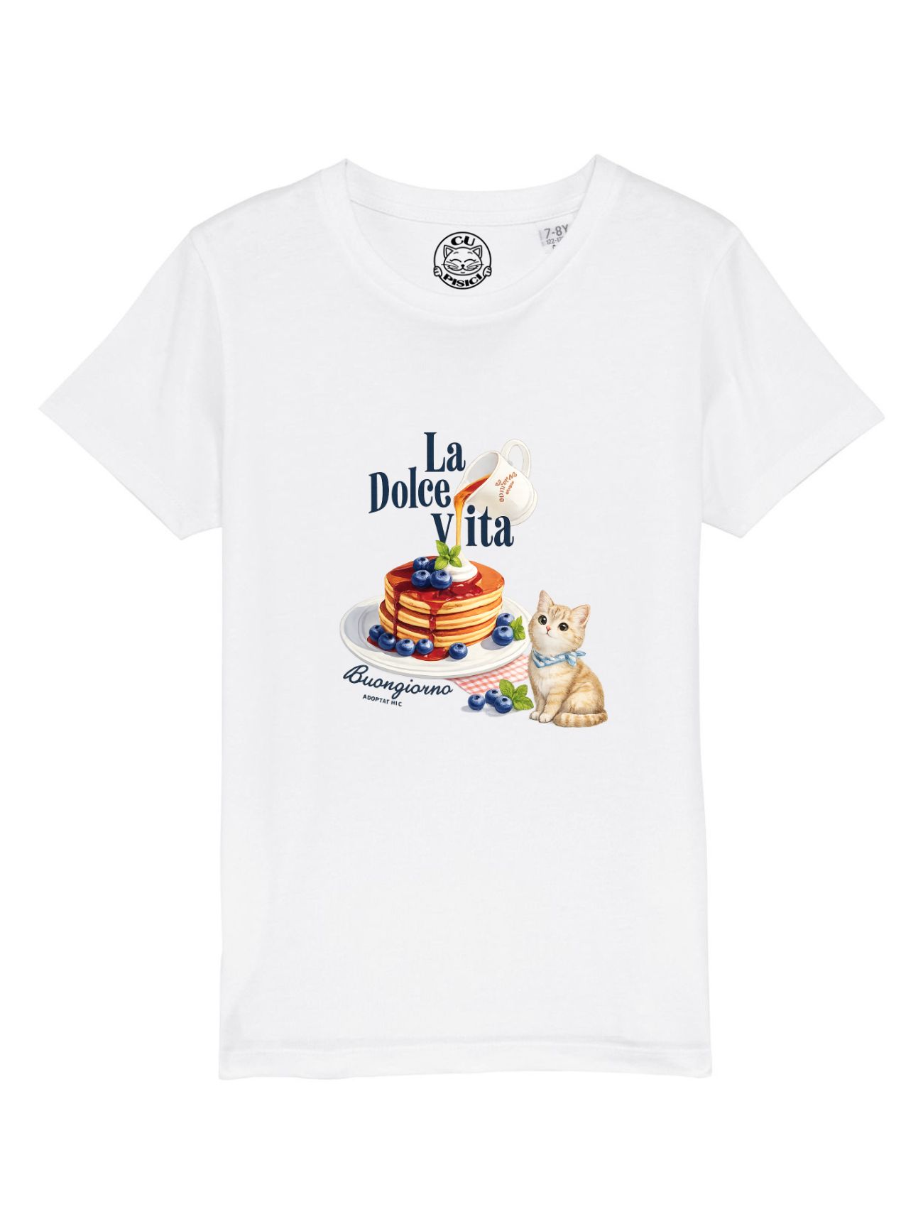 Tricou din bumbac organic Premium-La Dolce Vita, Copii