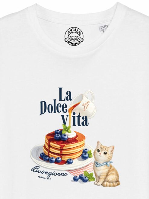 Tricou din bumbac organic Premium-La Dolce Vita, Copii