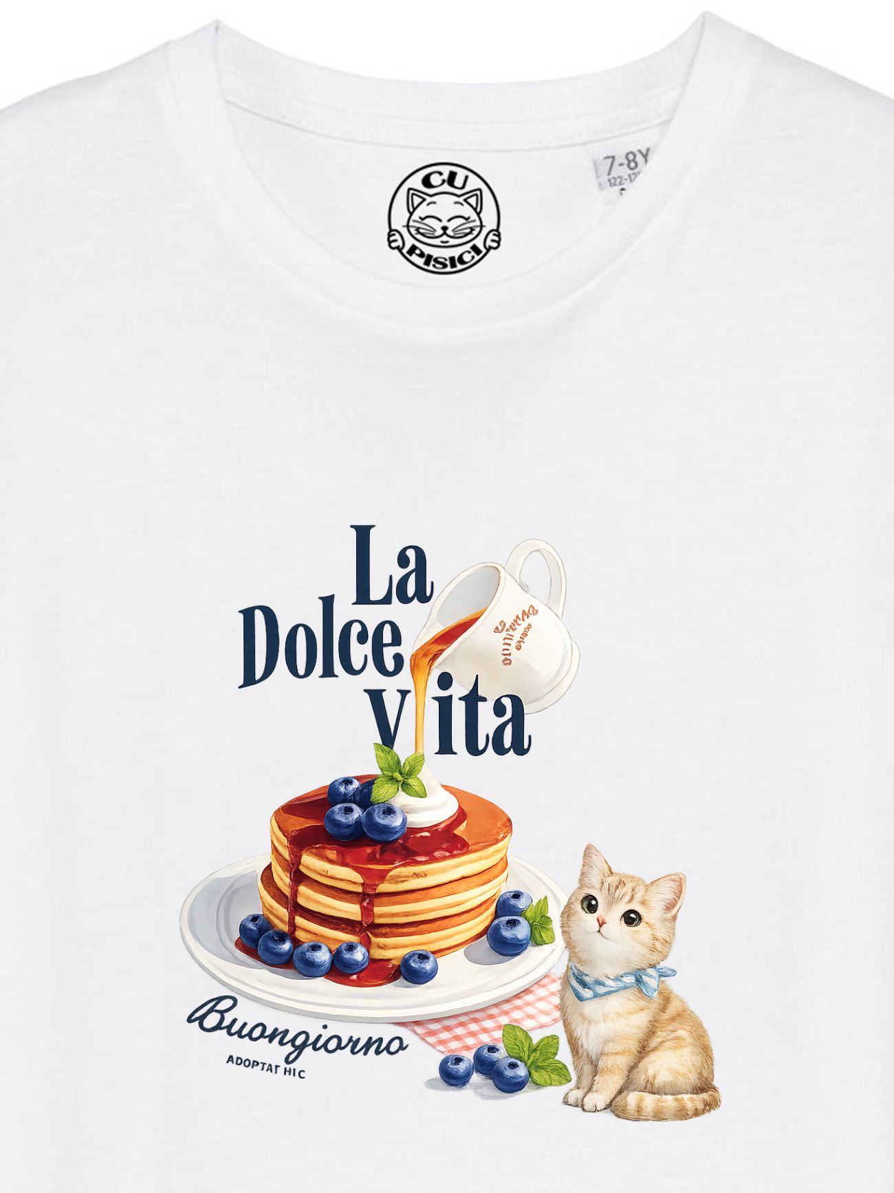 Tricou din bumbac organic Premium-La Dolce Vita, Copii