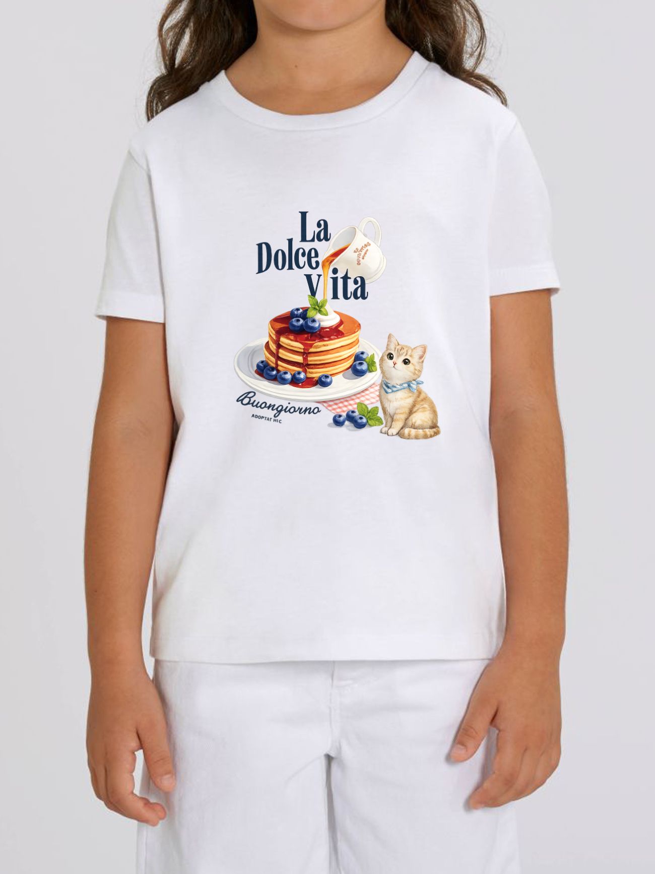 Tricou din bumbac organic Premium-La Dolce Vita, Copii