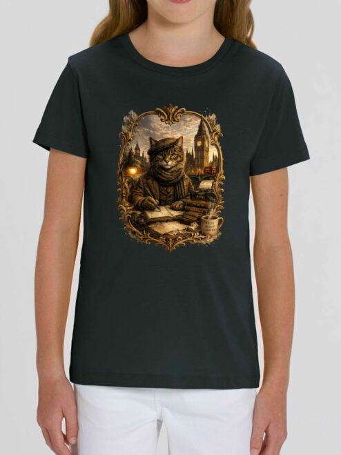 Tricou din bumbac organic Premium-London Artist, Copii