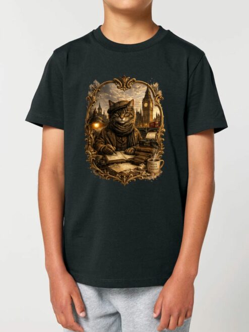 Tricou din bumbac organic Premium-London Artist, Copii