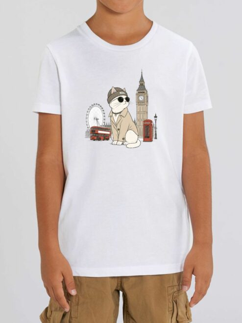 Tricou din bumbac organic Premium-London, Copii