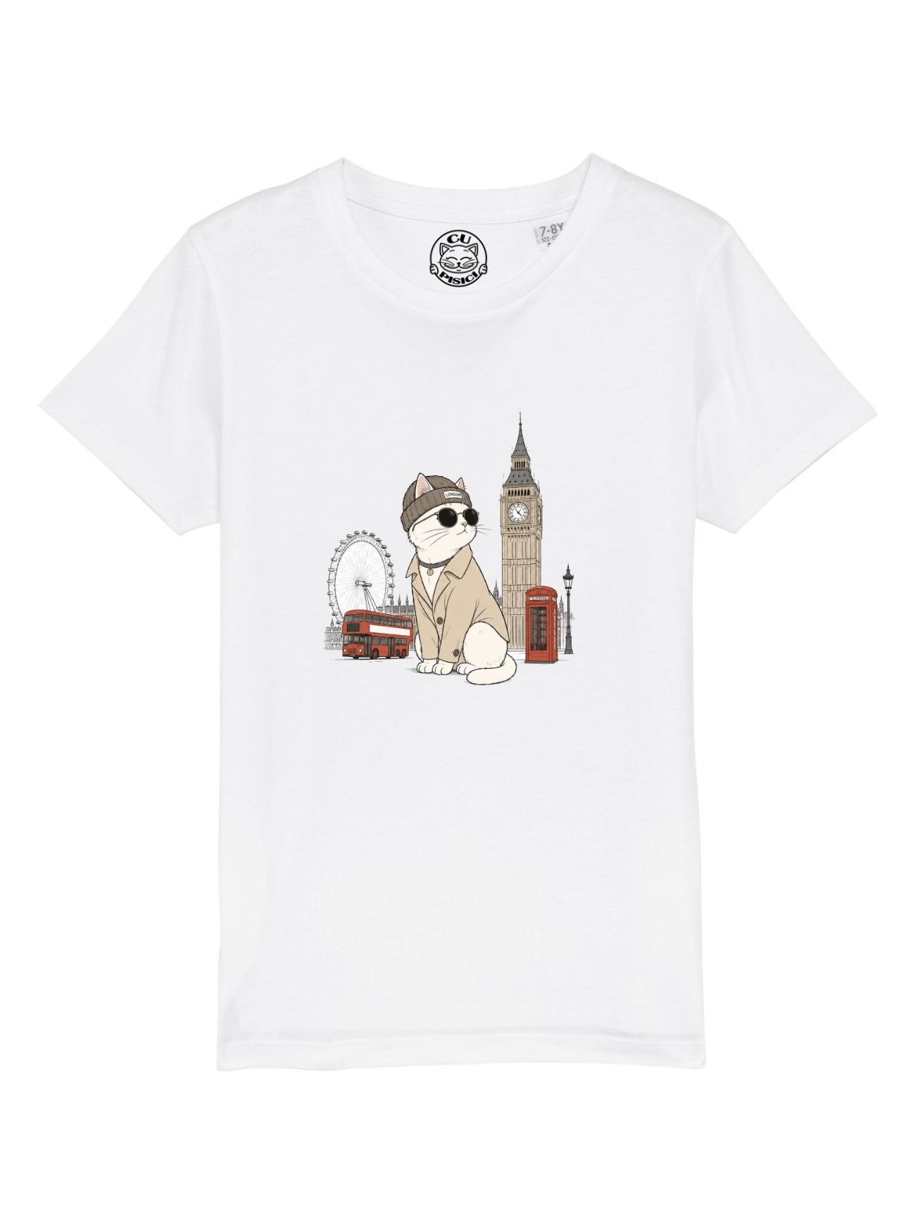 Tricou din bumbac organic Premium-London, Copii