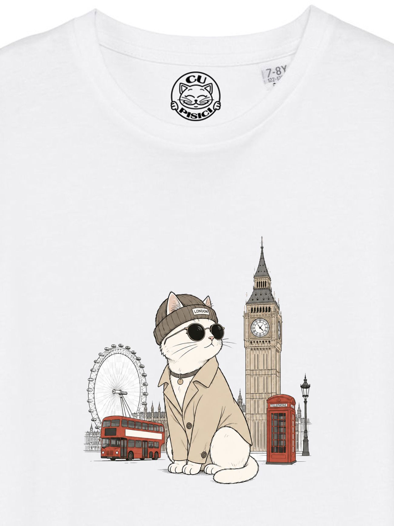 Tricou din bumbac organic Premium-London, Copii
