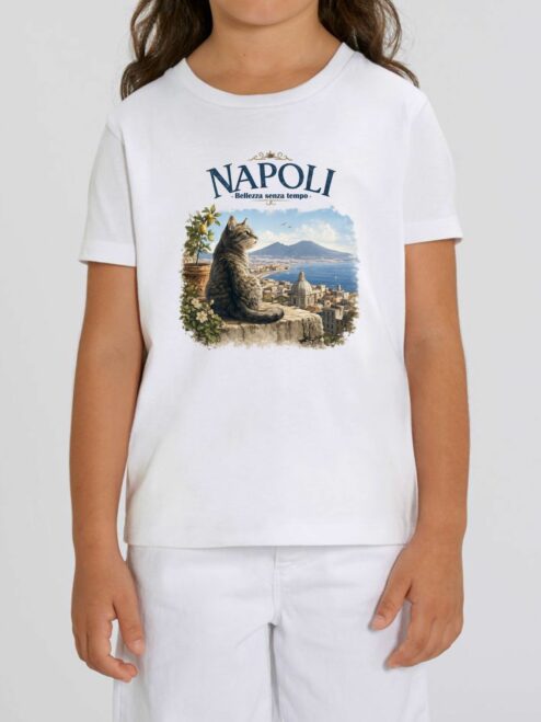 Tricou din bumbac organic Premium-Napoli, Copii