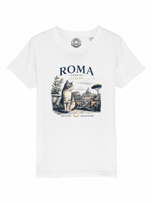 Tricou din bumbac organic Premium-Roma, Copii