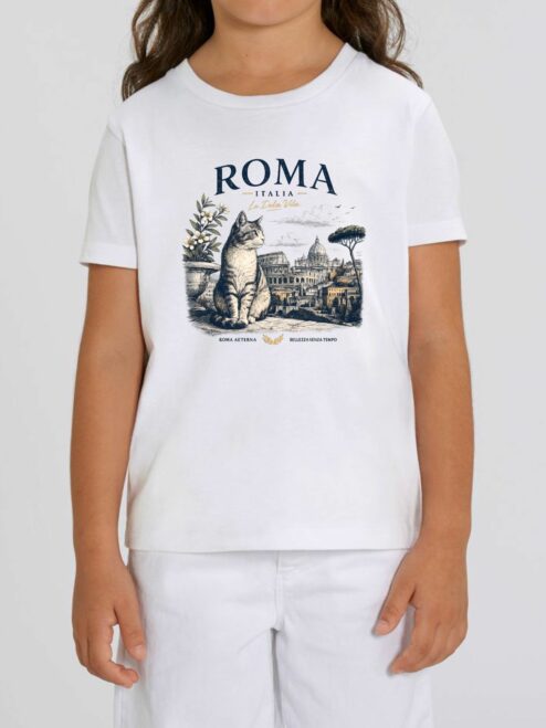 Tricou din bumbac organic Premium-Roma, Copii