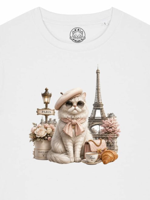 Tricou din bumbac organic Premium-Paris, Femei