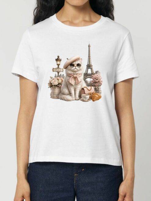 Tricou din bumbac organic Premium-Paris, Femei