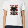 Tricou din bumbac organic Premium-Cats N' Roses