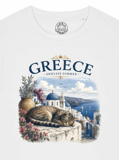 Tricou din bumbac organic Premium-Greece, Femei