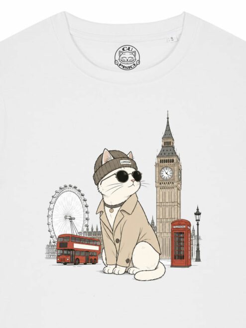 Tricou din bumbac organic Premium-London, Femei