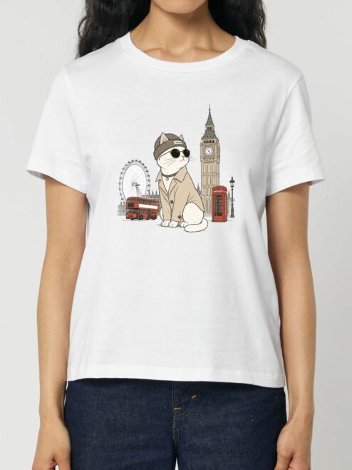 Tricou din bumbac organic Premium-London, Femei