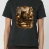 Tricou din bumbac organic Premium-London Artist, Femei
