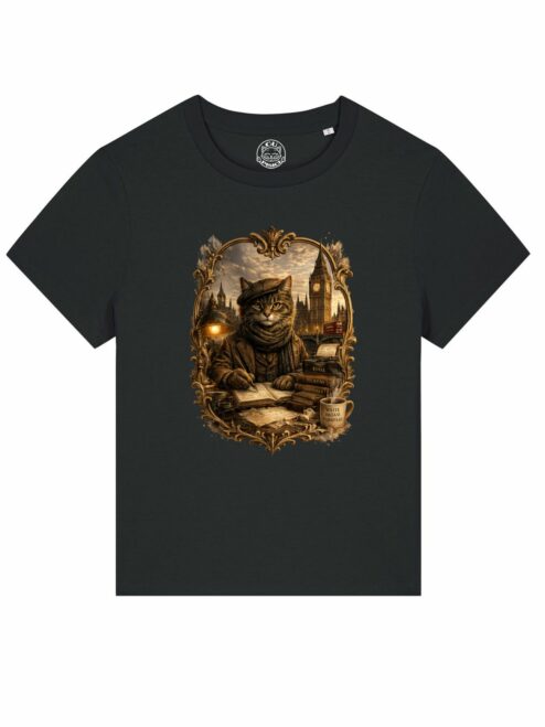 Tricou din bumbac organic Premium-London Artist, Femei