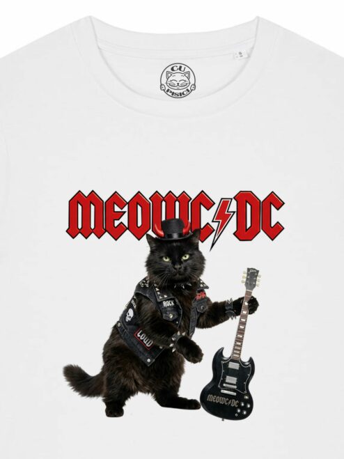 Tricou din bumbac organic Premium-MEOWC/DC, Femei