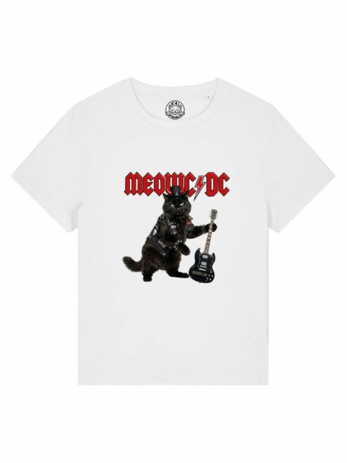 Tricou din bumbac organic Premium-MEOWC/DC, Femei